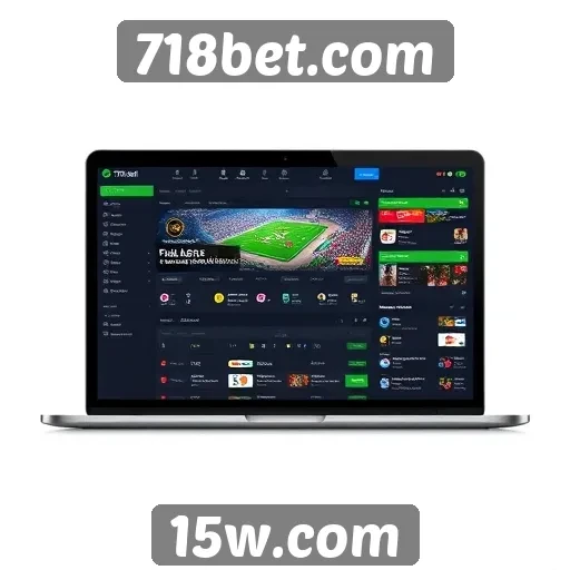 Análise da interface do usuário no site 718bet